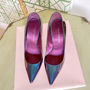 Carlo Pazolini heels, size 37,5. Made in San Marino